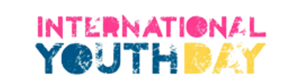 Picture shows international youth day logo